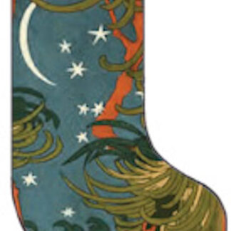 Waldteich Tapestry Christmas Stocking by Otto Eckmann - The Art Needlepoint  Company